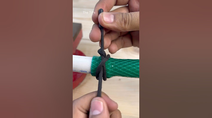 How to Attach a Plastic Pipe to a PVC Pipe Using a Hot Gun and Cotton Rope | The TiPs