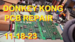 Donkey Kong PCB Repair (TKG4) - Bad Connections? (231118)