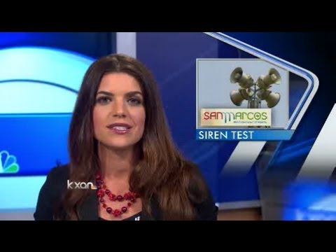 San Marcos Testing Emergency Sirens - YouTube