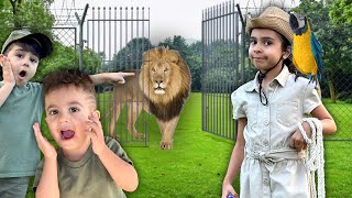 Educational Zoo Animal Video for Kids | Wild Animal Rescue Adventure with Atrin, Soren, and Nikan