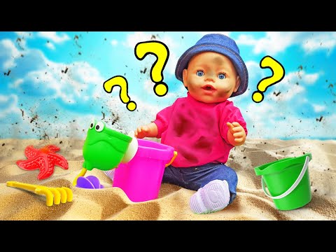 видео: Беби Бон Эмили испачкалась в песочнице – Игры в куклы Беби Бон для малышей