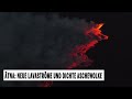 Ätna neue Lavaströme und dichte Aschewolke