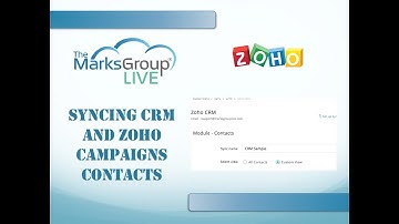Syncing Zoho CRM and Zoho Campaigns Contacts