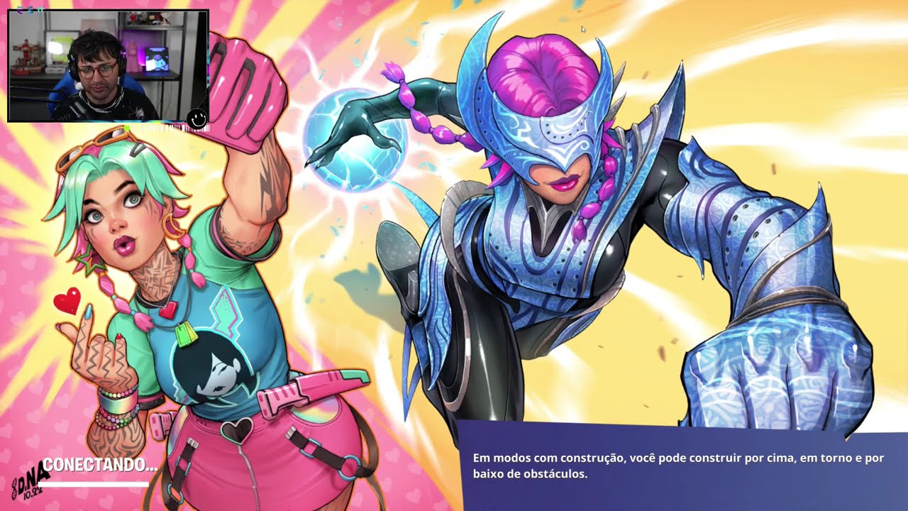 Samira Close jogando Fortnite