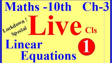 Pair of Linear Equation in two variables/Chapter 3/Exercise 3.1/CBSE math Class 10/NCERT/Exemplar