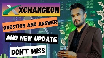 xchangeon question and answer session today live meeting don