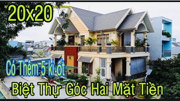 Biệt Thự Góc Hai Mặt Tiền 20x20 Có 5 ki ốt | Bán Nhà Bình Dương | Nhà Đất Bình Dương Nhà Đẹp