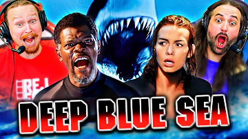 DEEP BLUE SEA (1999) MOVIE REACTION!! FIRST TIME WATCHING! Samuel L. Jackson | Full Movie Review
