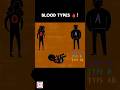BLOOD TYPES 🩸! why do we have different blood types?
