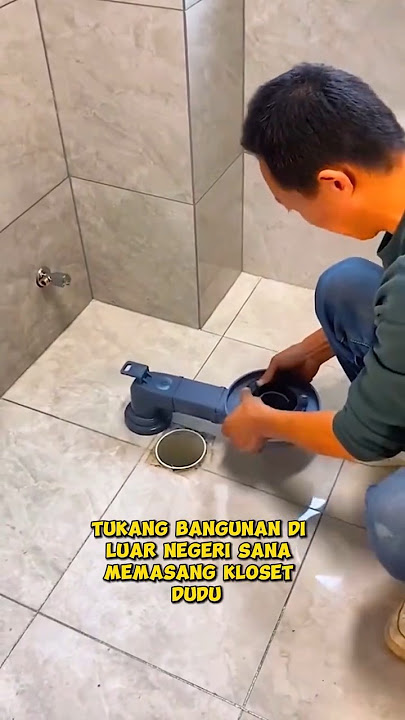 Trik dan cara memasang kloset duduk dengan mudah #shorts #short #shortvideo