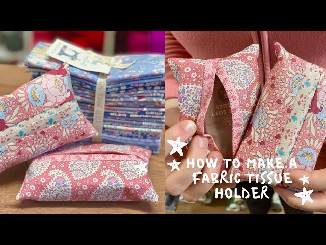 DIY Car Tissue Holder - Quick & Easy Sewing Tutorial - Sage&Lilac