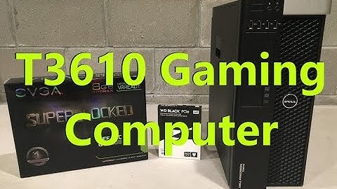 Precision T3610 Gaming Computer (GTX 1080 SC and NVME.2 SSD)