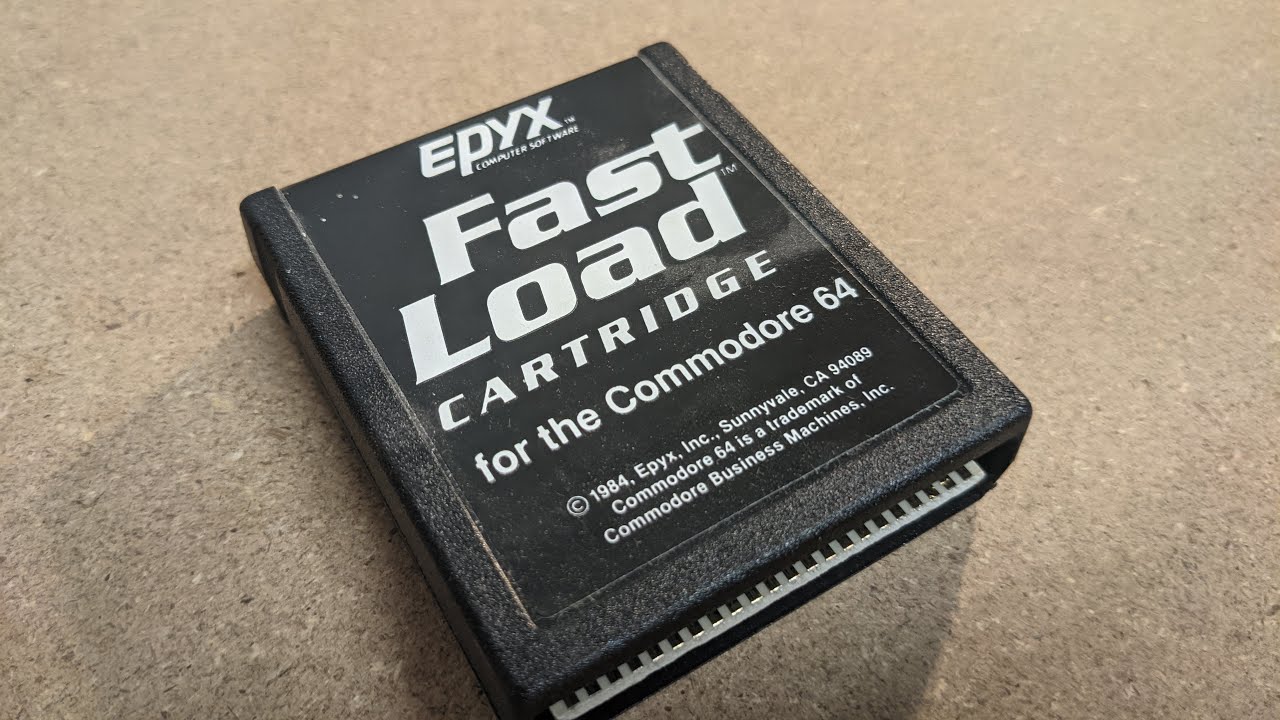 Commodore 64 Fast Load Epyx 1984 with manual - YouTube