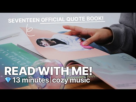 Just 13 minutes of daily reading from SEVENTEEN SAYS will warm your heart. #Read_with_me