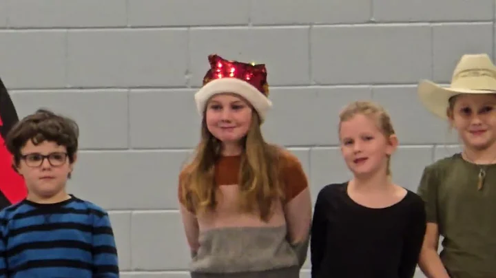 The kids Christmas concert 2025!!