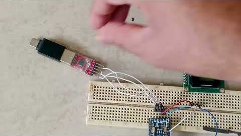 Arduino Pro Mini 16x2 I2C Display