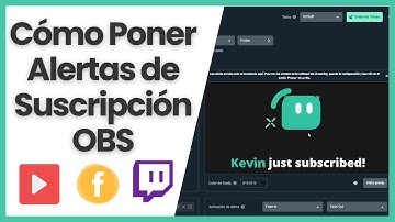 Como poner Alertas en OBS (Streamlabs) para Twitch Youtube Facebook 2024