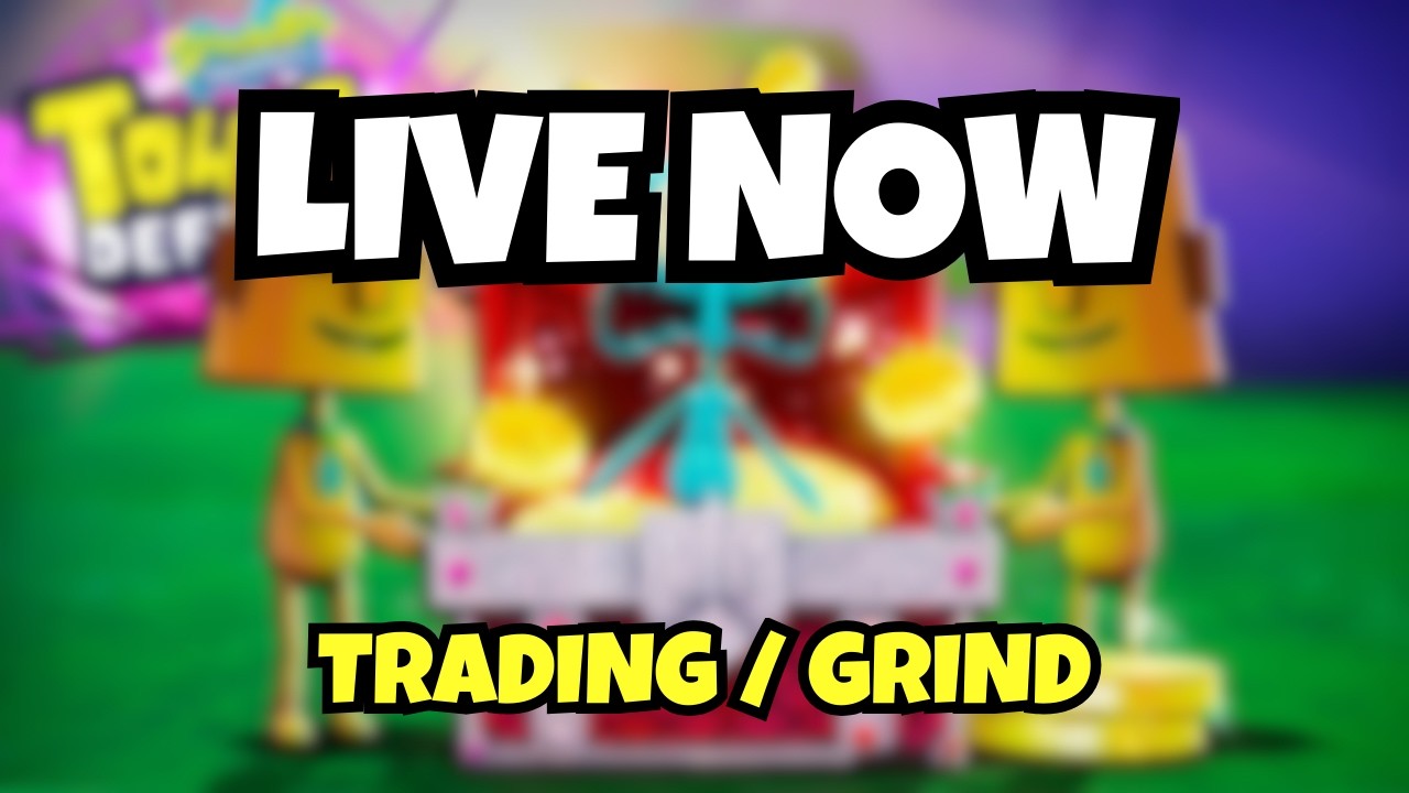 🔴 LIVE :TRADING / GIVEAWAYS IN SPONGEBOB TD