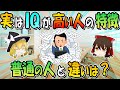 実は頭がいい人のサインだった！IQが高い人の特徴と普通の人との違い