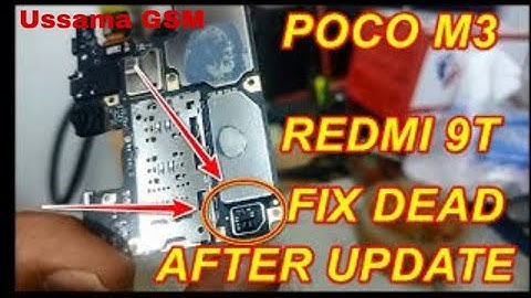 Redmi 9T No Power No Charging Solution No Need to IC change
