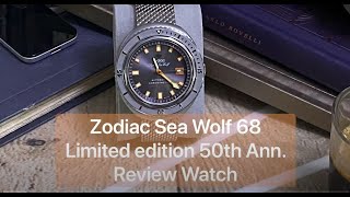 Vintage Zodiac watches the Super Sea Wolf 68 50th anniversary