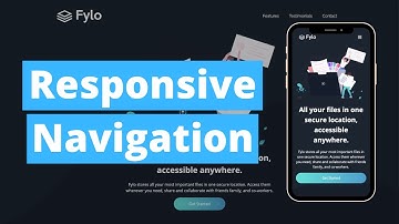 Responsive Navigation with Hamburger Menu - CSS And JavaScript Tutorial