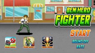 Ben Hero Fighter -Little Ben Alien Hero - Fight Alien Flames - Gameplay Android screenshot 1