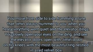 He proposed to you inside an elevator (Jimin oneshot fanfic) Part 1