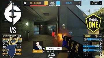 Evil Geniuses vs Triumph - ESL ONE Cologne 2020 - Highlights | CSGO