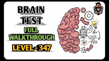 Brain Test - Level 347 - Here is another valley to pass for our jumpy cat | Full Walkthrough