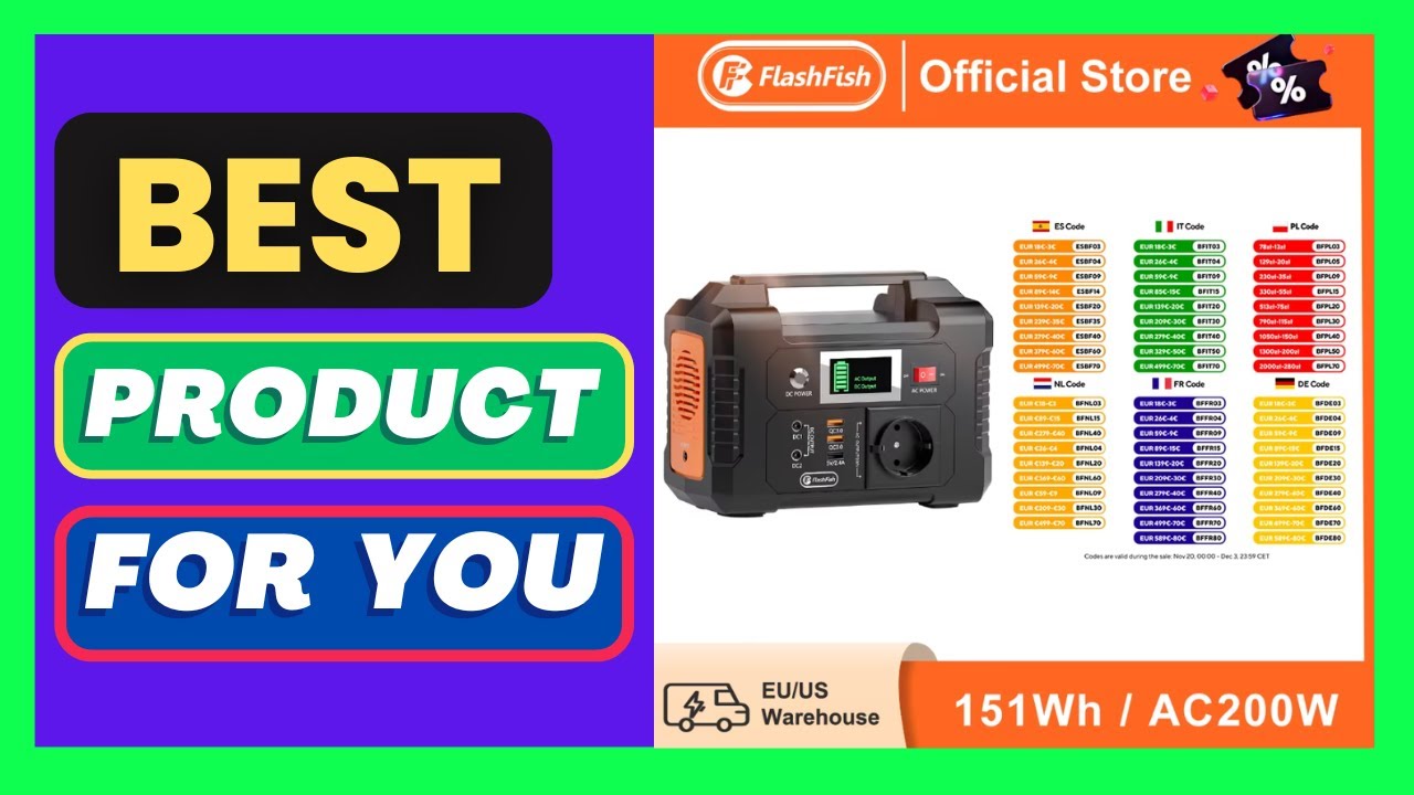 FF Flashfish Portable Power