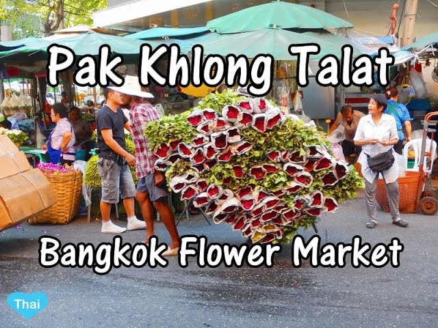 Pak Khlong Talat : Bangkok Flower Market, The Must-Go Destination!