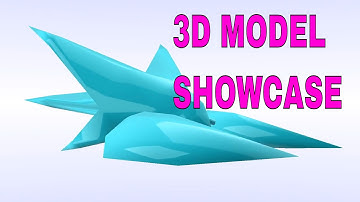 3D Model Showcase | Fighter Jet | Grid Drifter