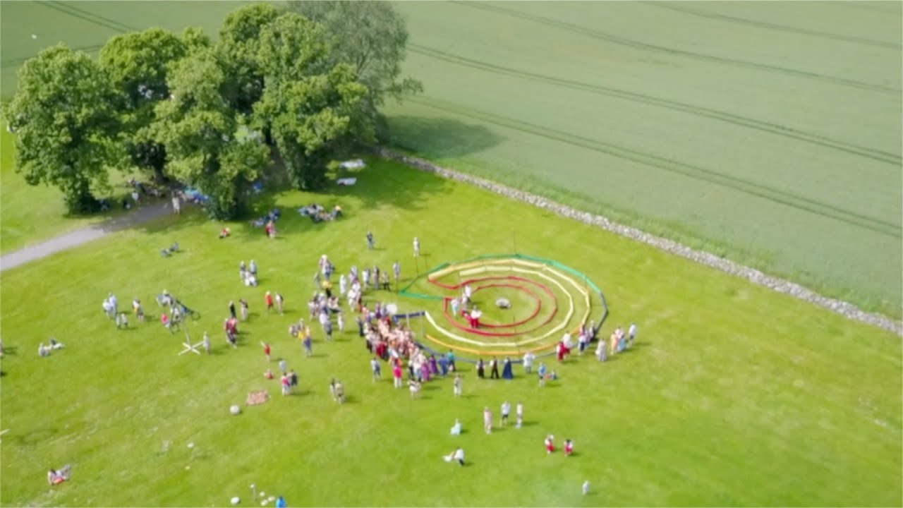 Stella Polaris Solfesten 2019 på Gokstadhaugen (DRONE)