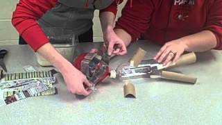 How to paper mache your mummy