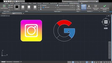 AutoCAD Drawings - Instagram, Google, Windows logo