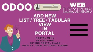 How to add list view and breadcrumbs in portal | Odoo Portal Development