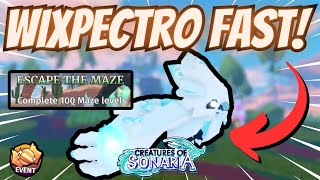 How To GET WIXPECTRO FAST! | Creatures of Sonaria Halloween Update