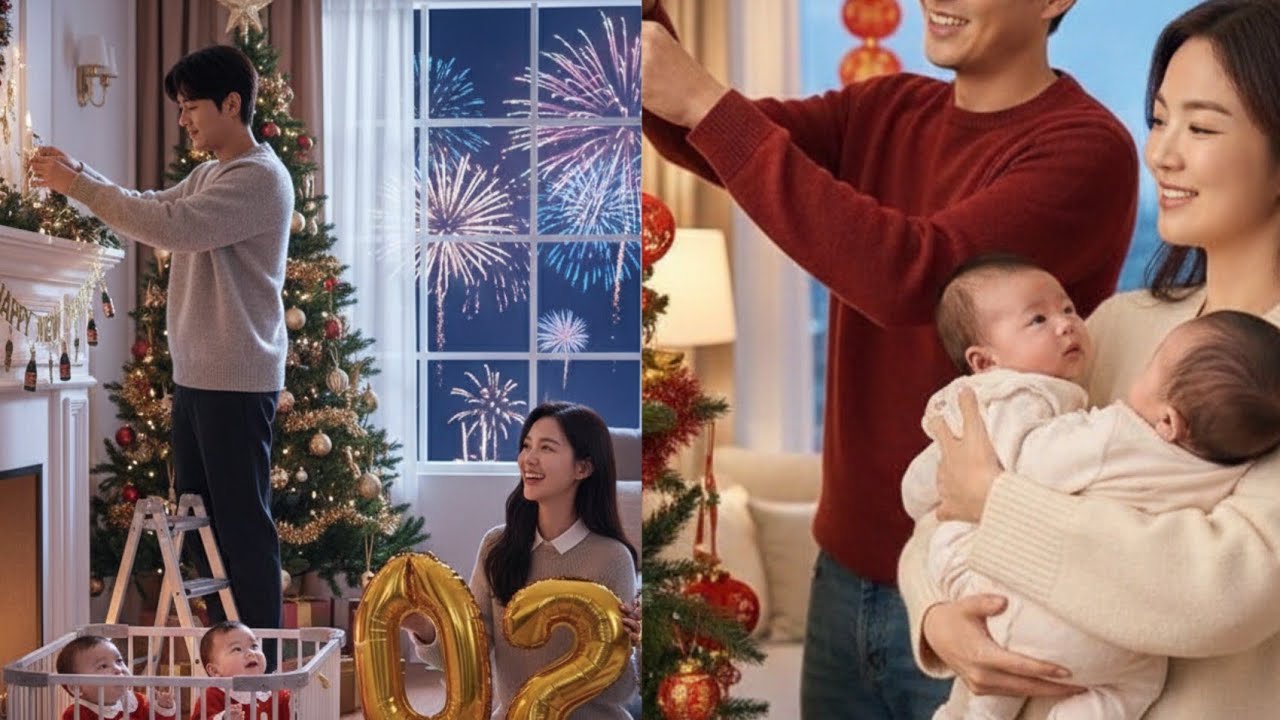1 Minute ago! Lee Min Ho Decorates the House for the Twins and wife for New year party 