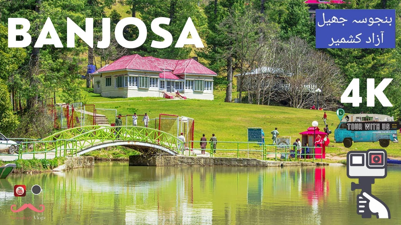 KASHMIR'S MOST BEAUTIFUL Lake Banjosa Lake Arial View HD 4K