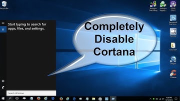 Turn off Cortana Windows 10 Permanently 2019 100%