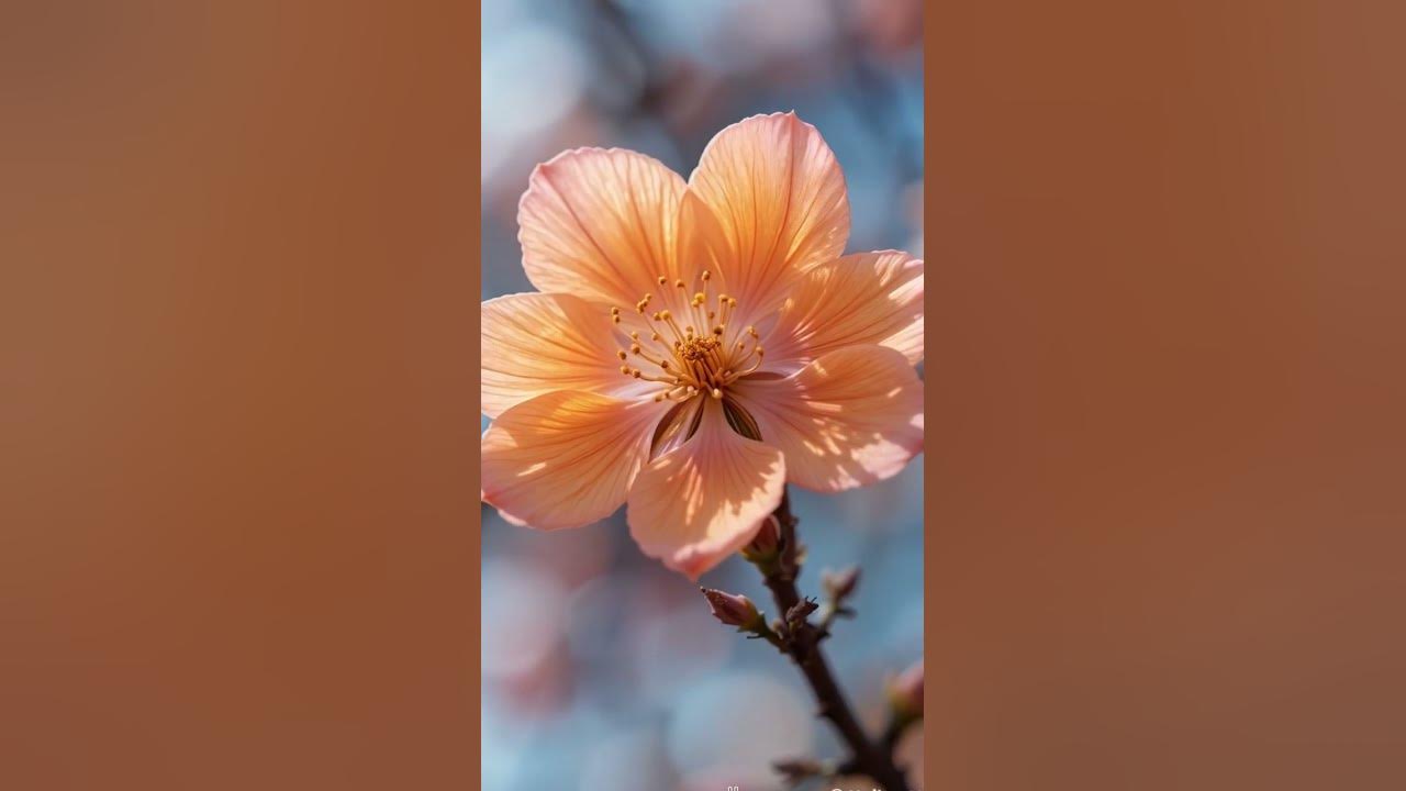 The Beautiful Combination of Apricot Blossom and Peach Blossom | A Vibrant Spring#ApricotPeach#ai