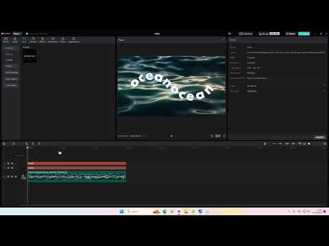 Want To Create This Wavy Text Effect For Your Videos On CapCut PC? Here's How You Can!