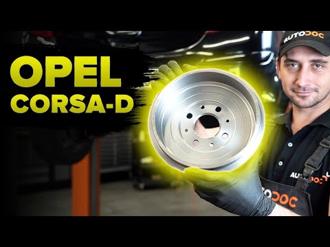 Как поменять задний тормозной барабан на OPEL CORSA D [УЧЕБНИК AUTODOC]