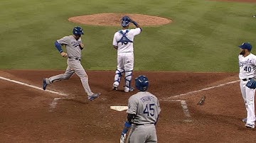 LAD@KC: Ethier hits RBI single to extend lead in 9th
