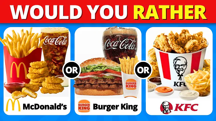 Would You Rather? Snacks & Junk Food Edition 🍔🍟🍦| Food Quiz