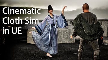 uDraper Cinematic: Simulating Marvelous Designer clothes in Unreal Engine