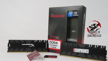 Unboxing and overview of the HyperX Predator DDR4 3333Mhz 16Gig kit HX433C16PB3K2/16 @HyperX
