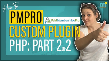 PAID MEMBERSHIP PRO Plugin Customisation (2/2) Plugin installation