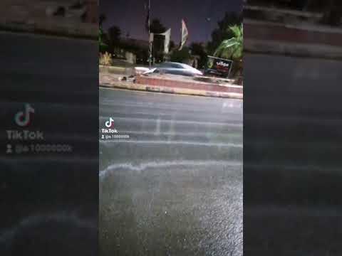 امطار غريبه في كركوك
